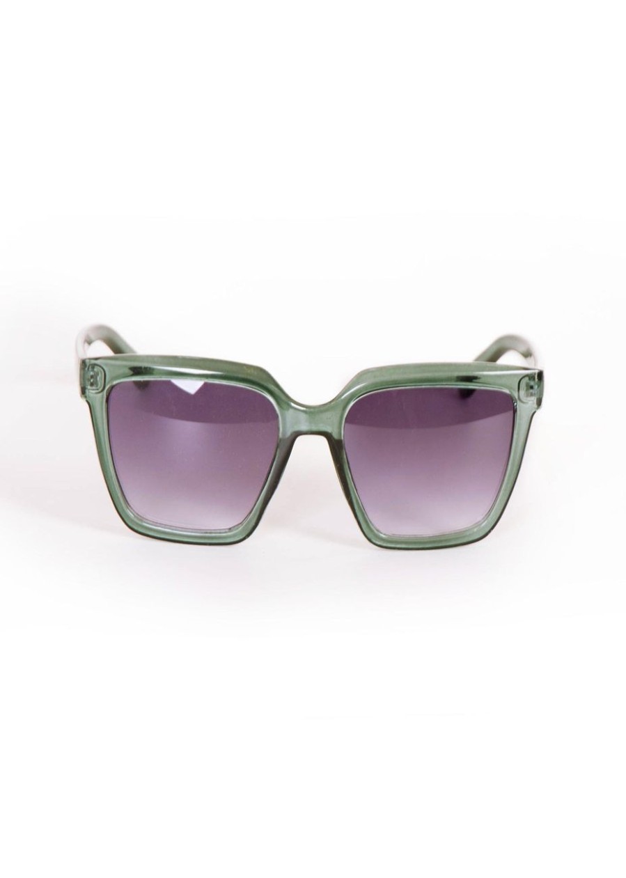 Accessories MILADYS | Square Sunglasses Green Sea Green