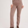 Clothing MILADYS | Pull On Straight Leg Twill Jeggings Beige