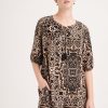 Clothing MILADYS | Printed Longer Length Boxy Top Multi