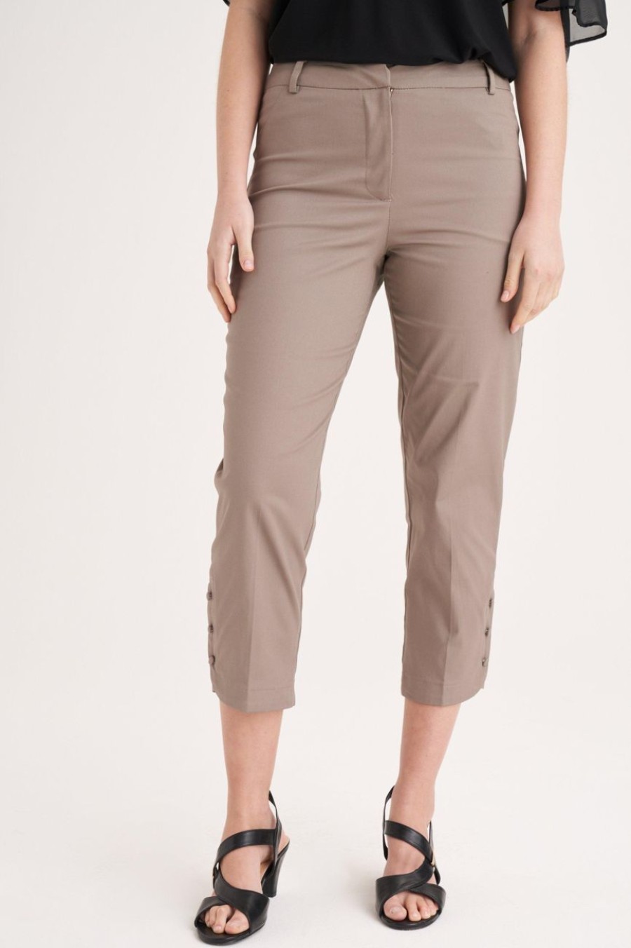 Clothing MILADYS | Sateen Crops Stone