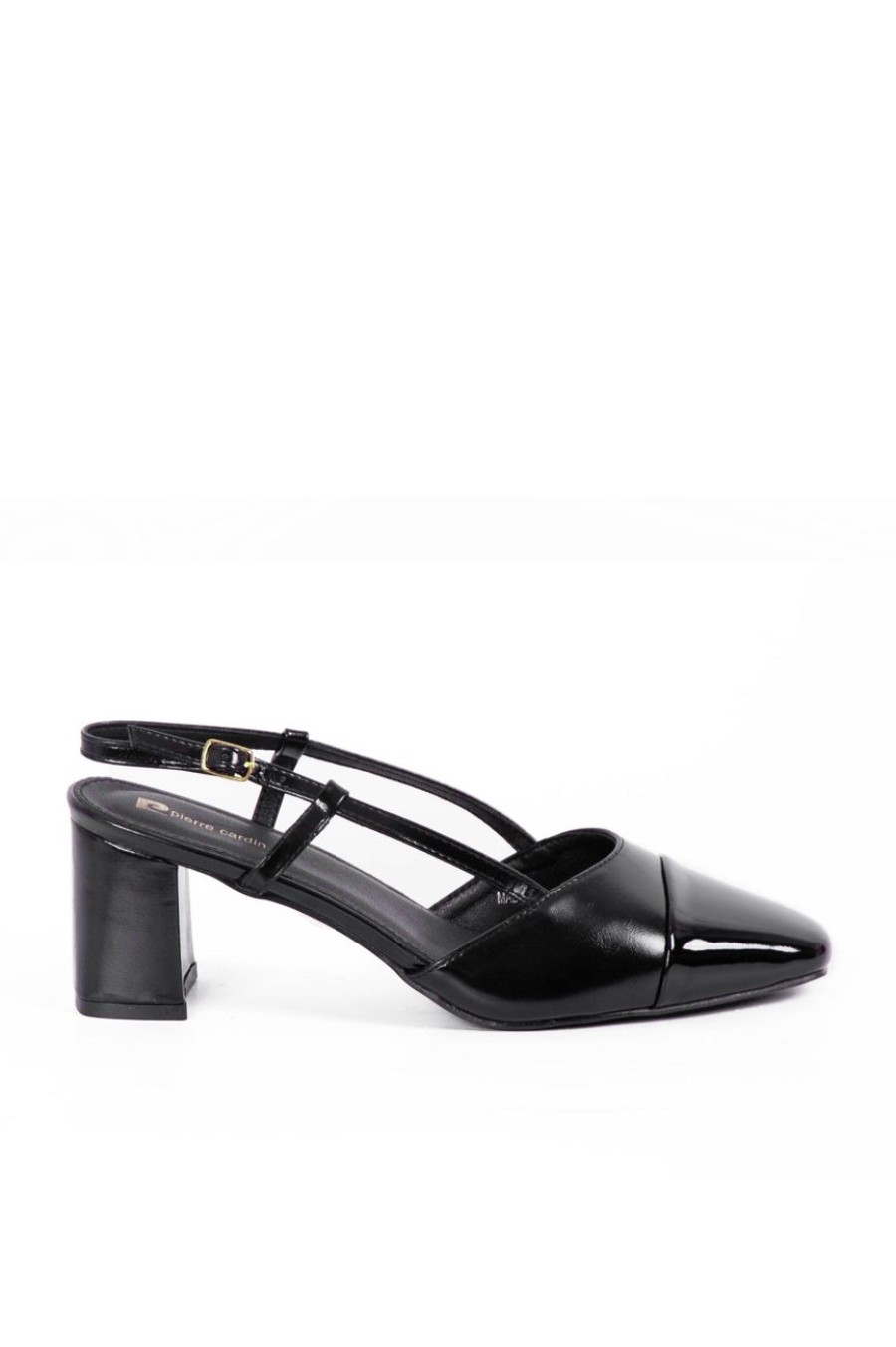 Shoes MILADYS | Block Heel Court Pierre Cardin Black