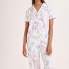 Clothing MILADYS | Printed Sleep Set Winter White