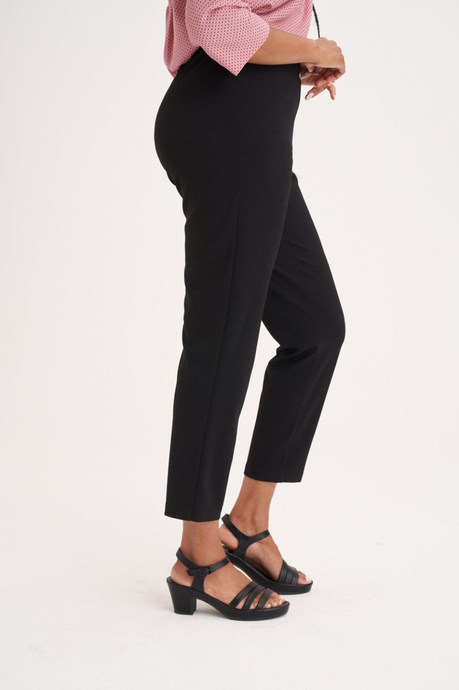 Clothing MILADYS | Ankle Grazer Crops Black