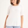 Clothing MILADYS | Viscose Tee White