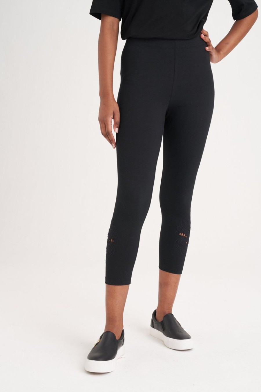 Clothing MILADYS | Cropped Leggings Black