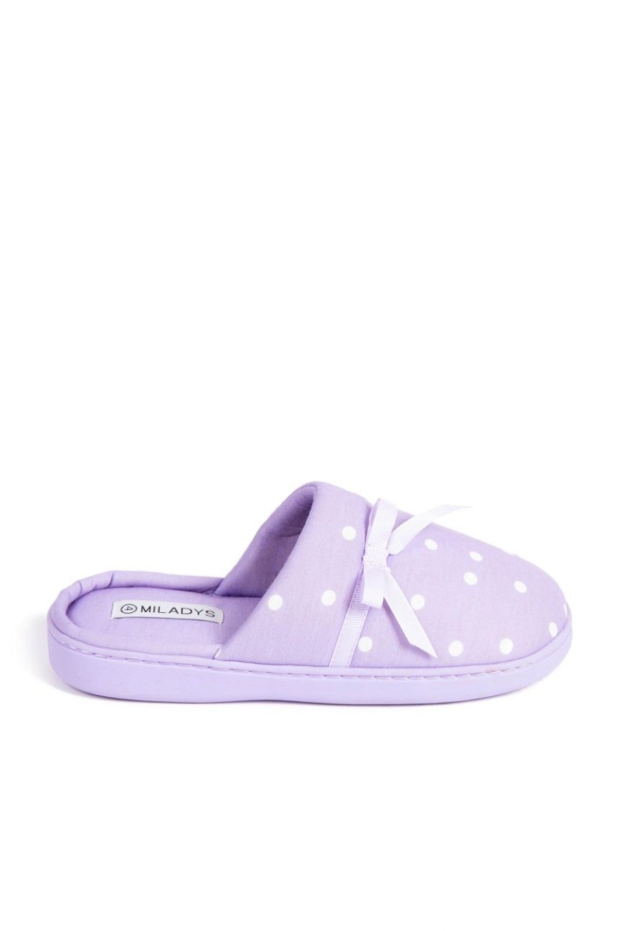 Shoes MILADYS | Polka Dot Slippers Lilac