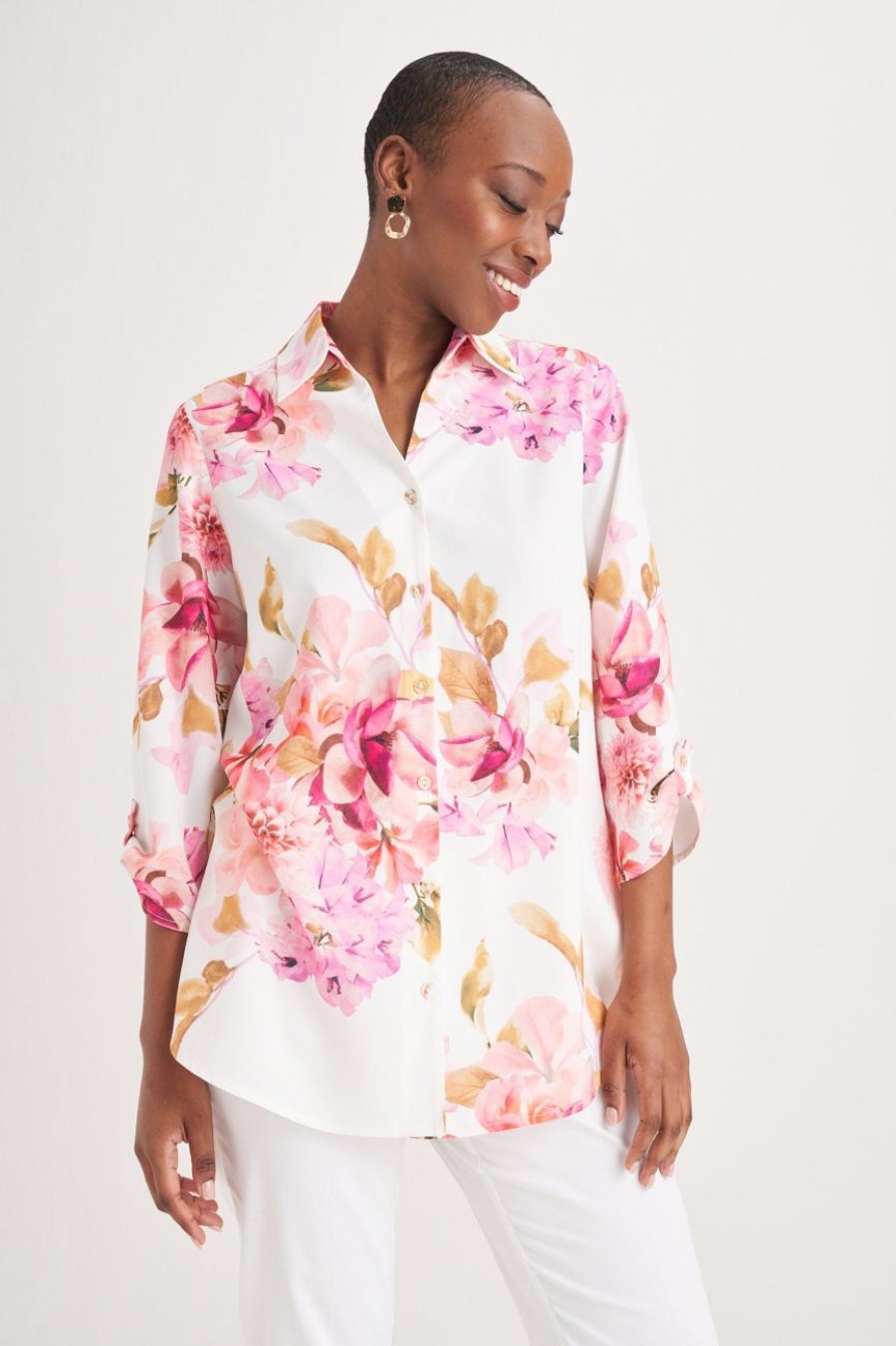 Clothing MILADYS | Floral Print Shirt Multi