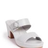 Shoes MILADYS | Double Strap Heeled Sandal - Bata Comfit Light Grey