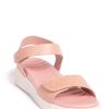 Shoes MILADYS | Ankle Strap Velcro Sandal - Bata Comfit Blush Pink