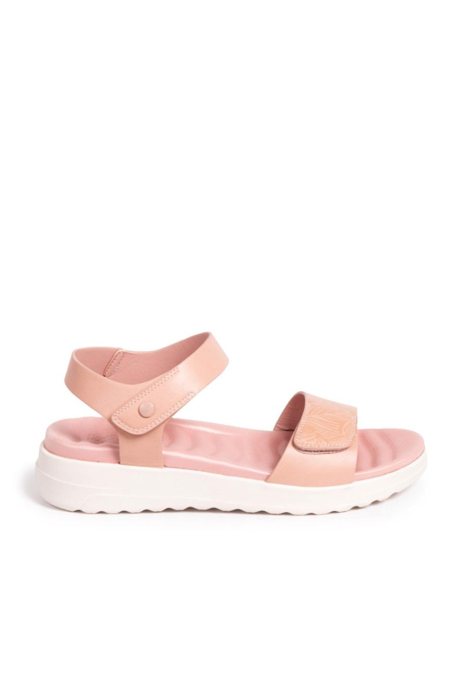 Shoes MILADYS | Ankle Strap Velcro Sandal - Bata Comfit Blush Pink