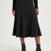 Clothing MILADYS | Ponte Trumpet Skirt Black