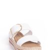 Shoes MILADYS | Slip On Double Strap Mule White