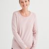 Clothing MILADYS | Basic Long Sleeve T-Shirt Pink Pink Glo