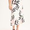 Clothing MILADYS | Leaf Print Skirt Multi