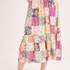 Clothing MILADYS | Patchwork A-Line Skirt Multi