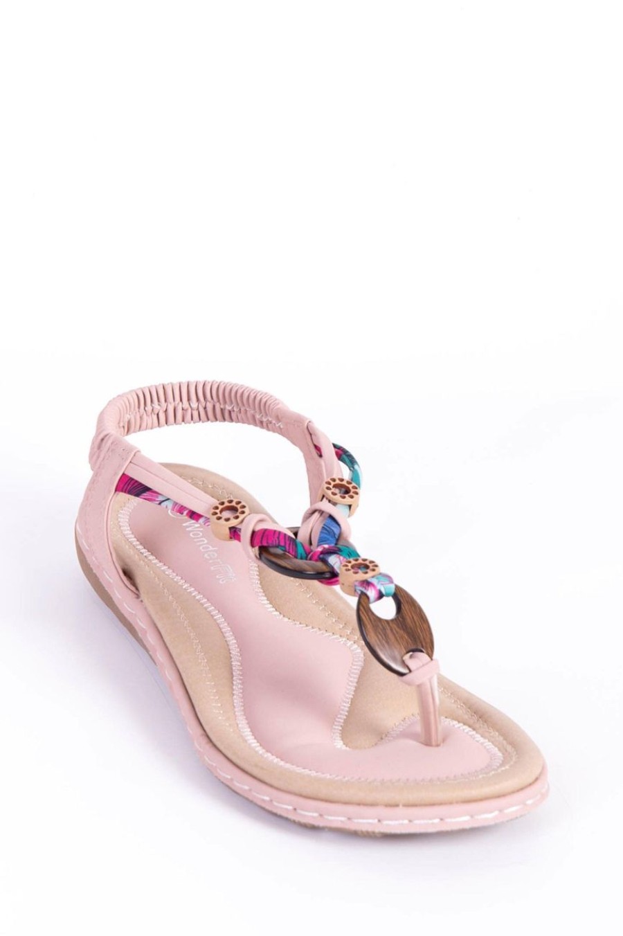 Shoes MILADYS | Wonderfit Thong Sandal Pink Glo