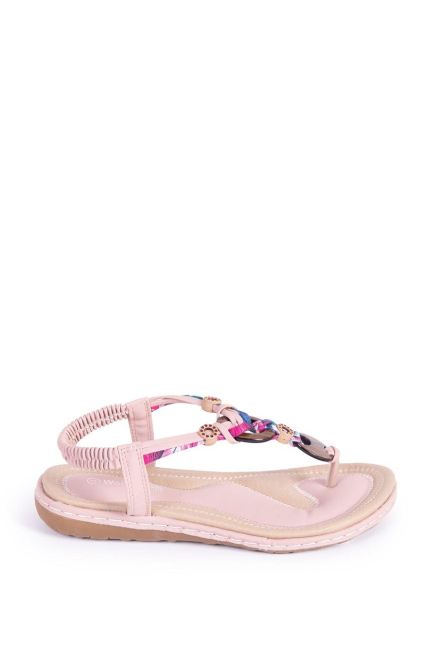 Shoes MILADYS | Wonderfit Thong Sandal Pink Glo