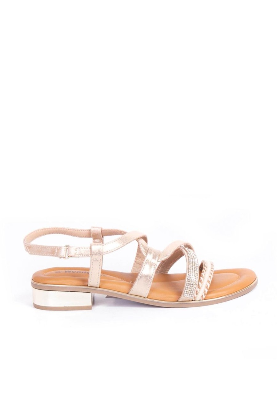 Shoes MILADYS | Wonderfit Sandal Golden Syrup