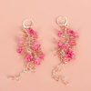 Accessories MILADYS | Flower Drop Earrings Blush Pink