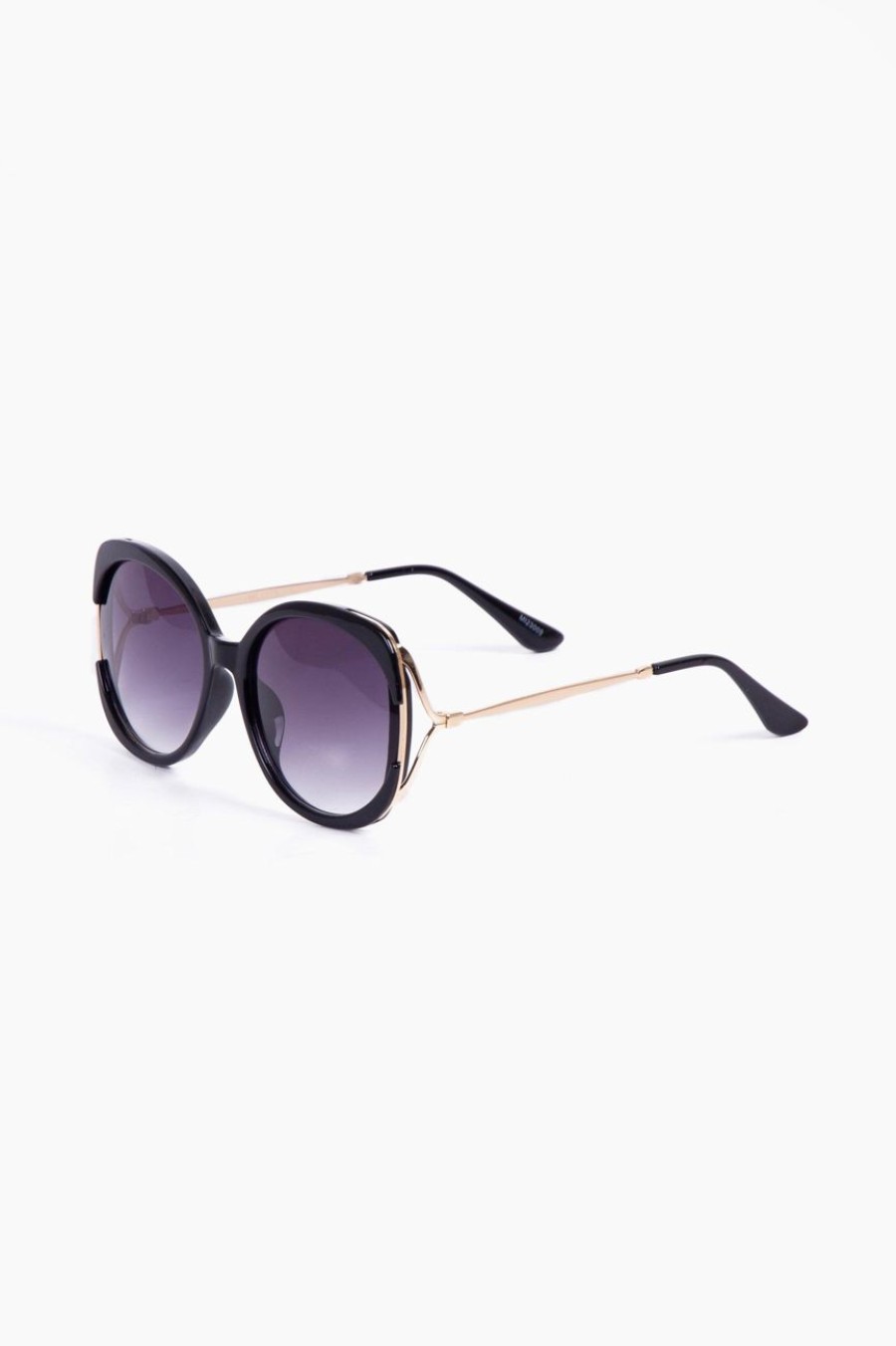 Accessories MILADYS | Oval Sunglasses Black