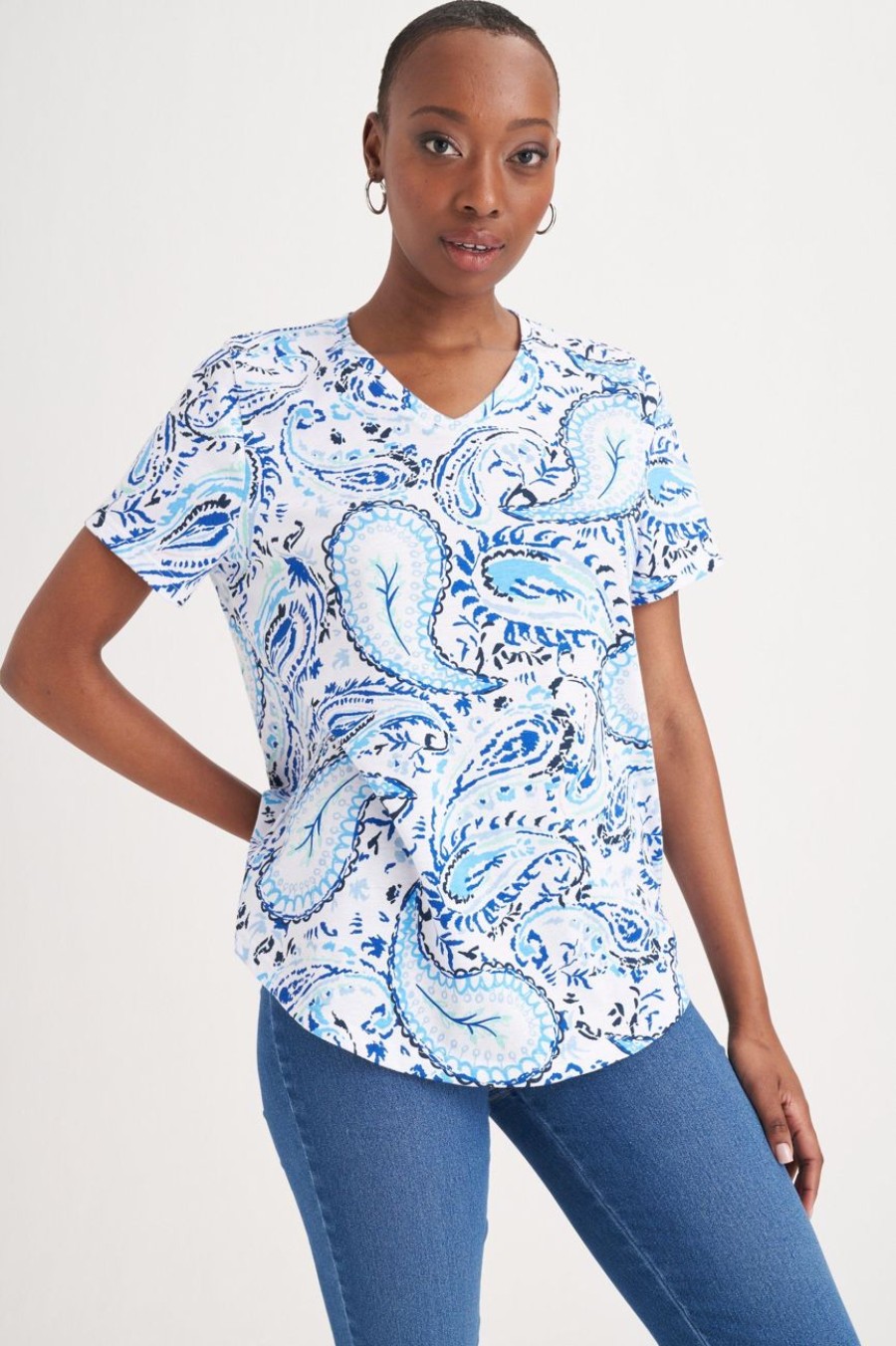 Clothing MILADYS | Paisley Print T-Shirt Multi