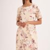 Clothing MILADYS | Floral Print Shift Dress Stone Multi