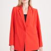 Clothing MILADYS | Red Blazer Fire Engine Red