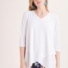 Clothing MILADYS | Layered Top White