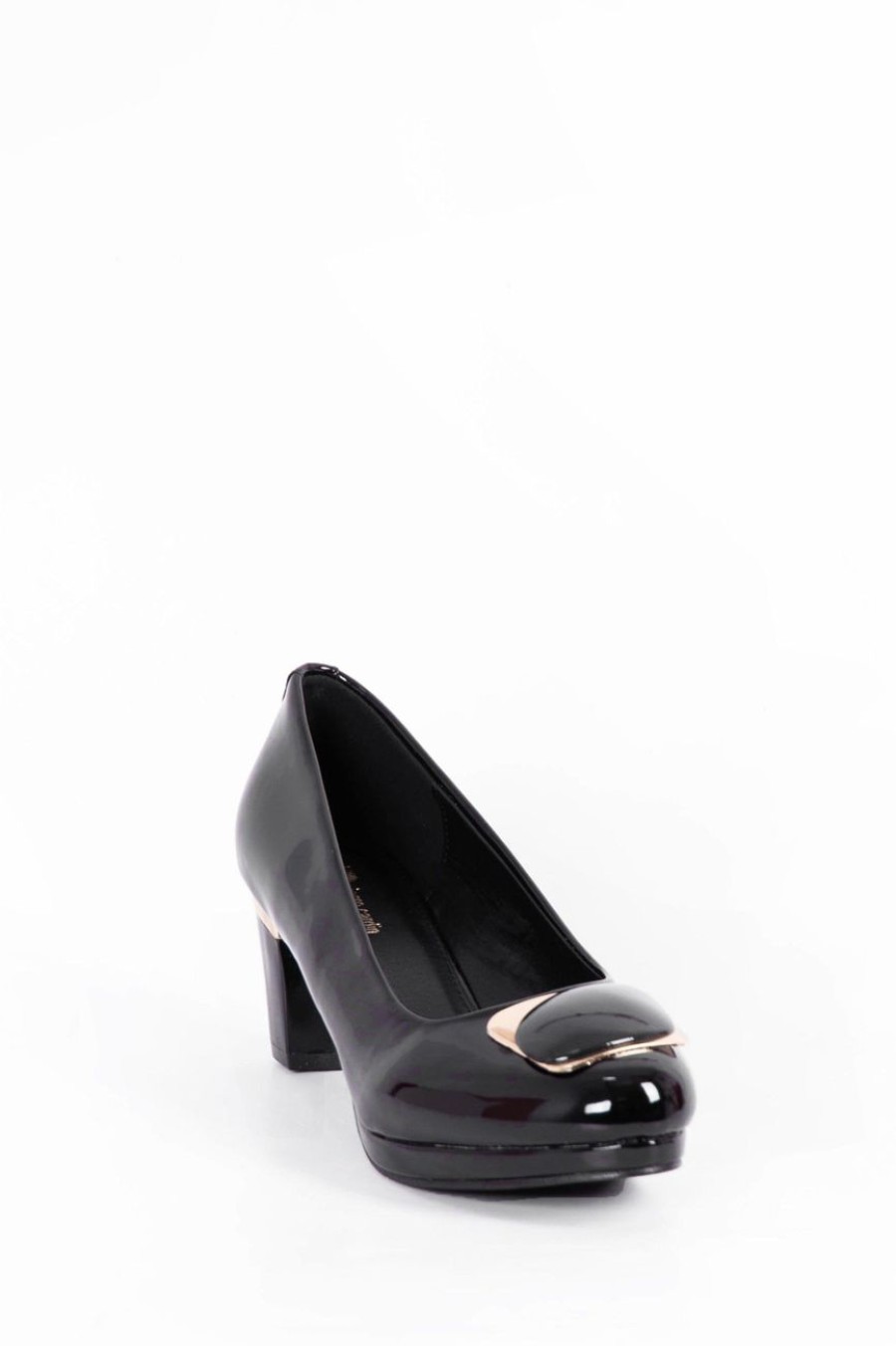 Shoes MILADYS | Block Heel Court Pierre Cardin Black