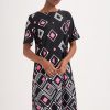 Clothing MILADYS | Geo Printed A-Line Dress Multi