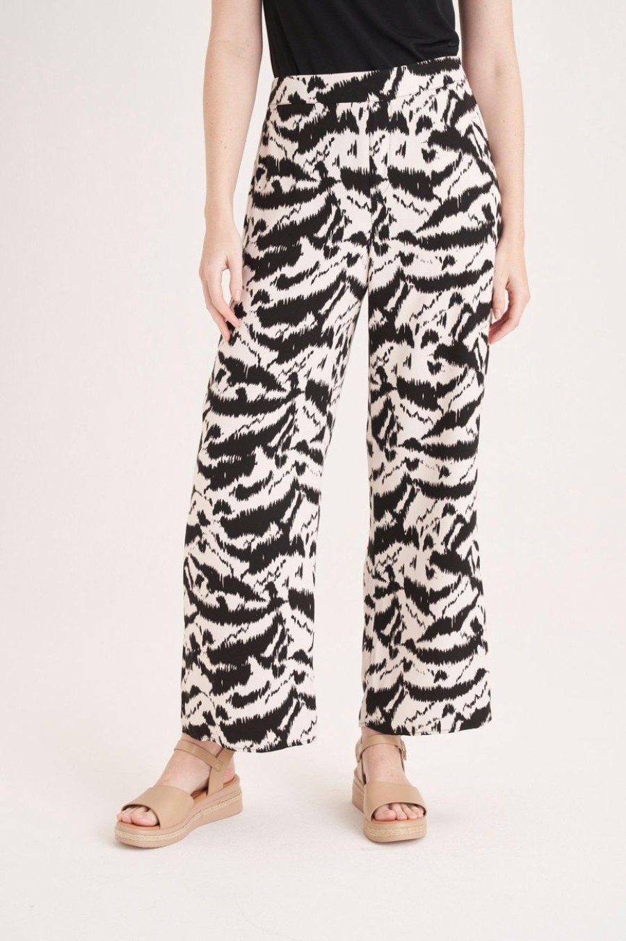 Clothing MILADYS | Printed Soft Wide Leg Pants Multi