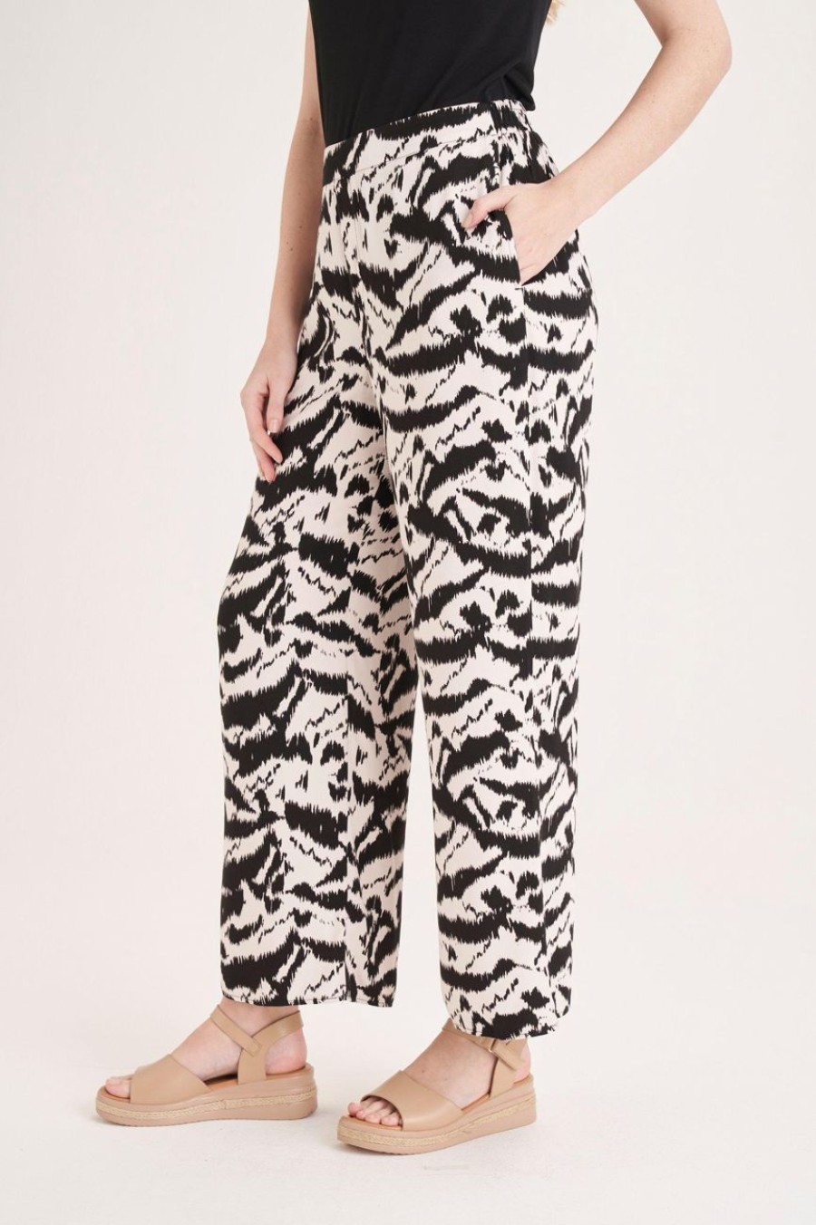 Clothing MILADYS | Printed Soft Wide Leg Pants Multi