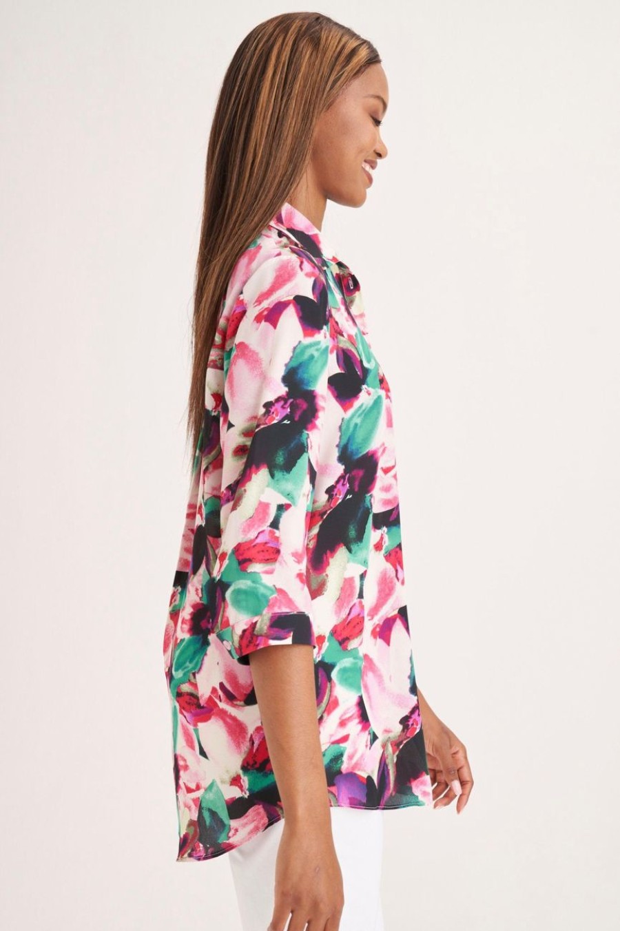 Clothing MILADYS | Floral Print Shirt Multi