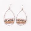 Accessories MILADYS | Beaded Drop Earrings Silver