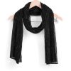 Accessories MILADYS | Lightweight Lurex Scarf Black