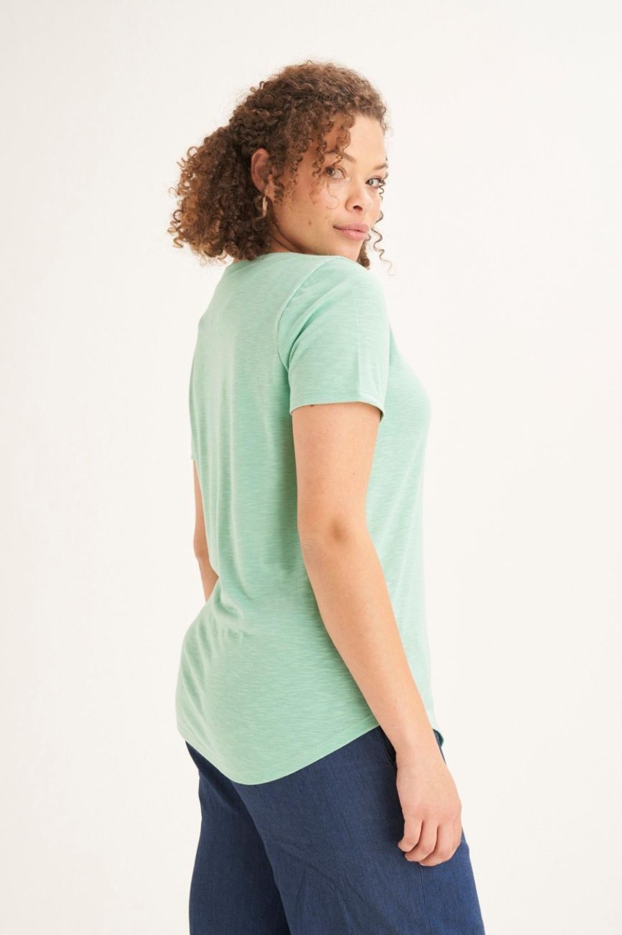 Clothing MILADYS | Basic Short Sleeve Tee Mint