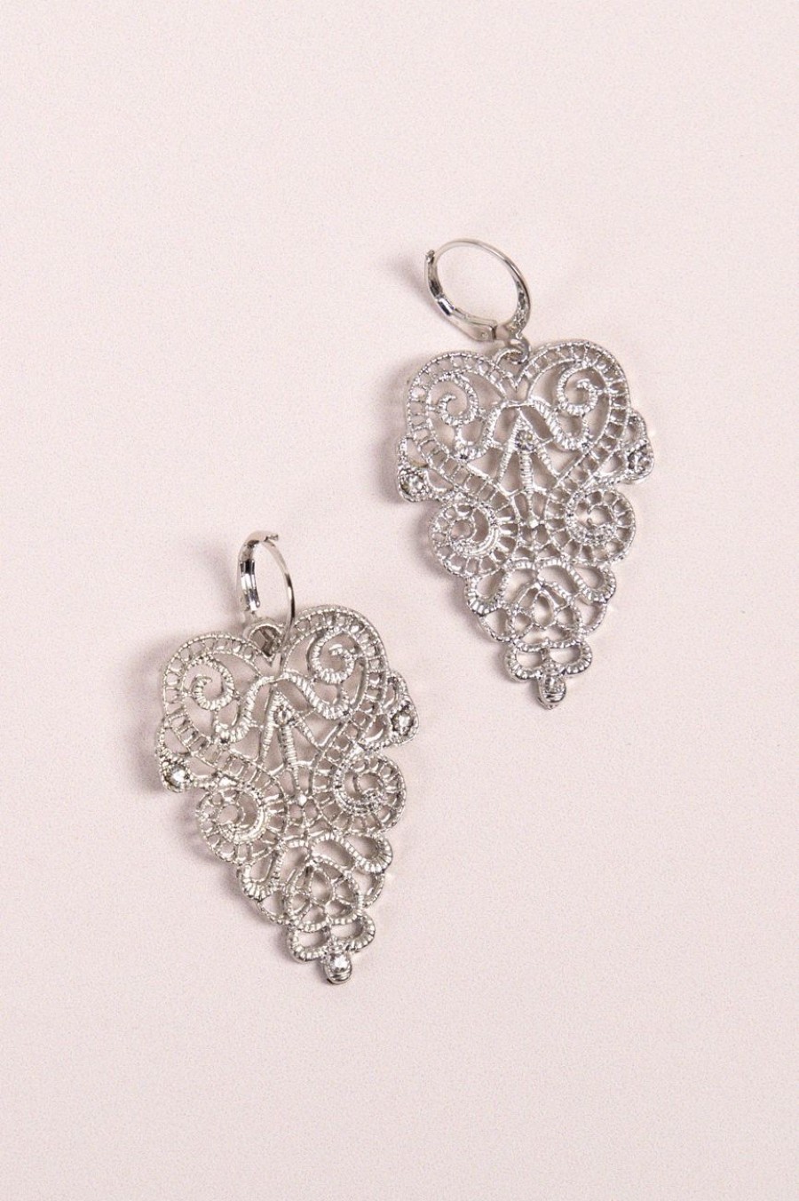 Accessories MILADYS | Filigree Earrings Silver