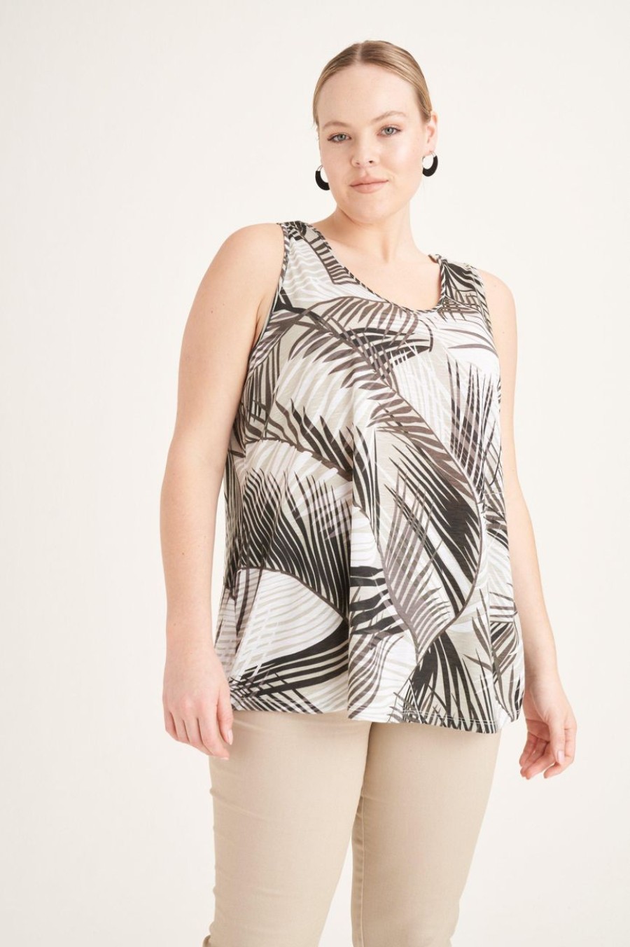 Clothing MILADYS | Palm Print Tank Multi