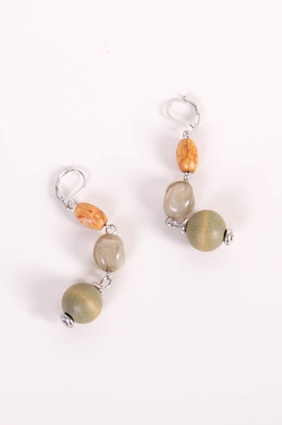 Accessories MILADYS | Beaded Drop Earrings Multi