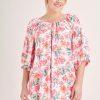 Clothing MILADYS | Floral Print Peasant Top Multi