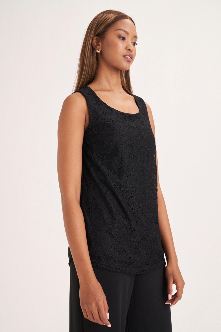 Clothing MILADYS | Lace Camisole Black