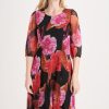 Clothing MILADYS | Floral Mesh Fit And Flare Dress Multi