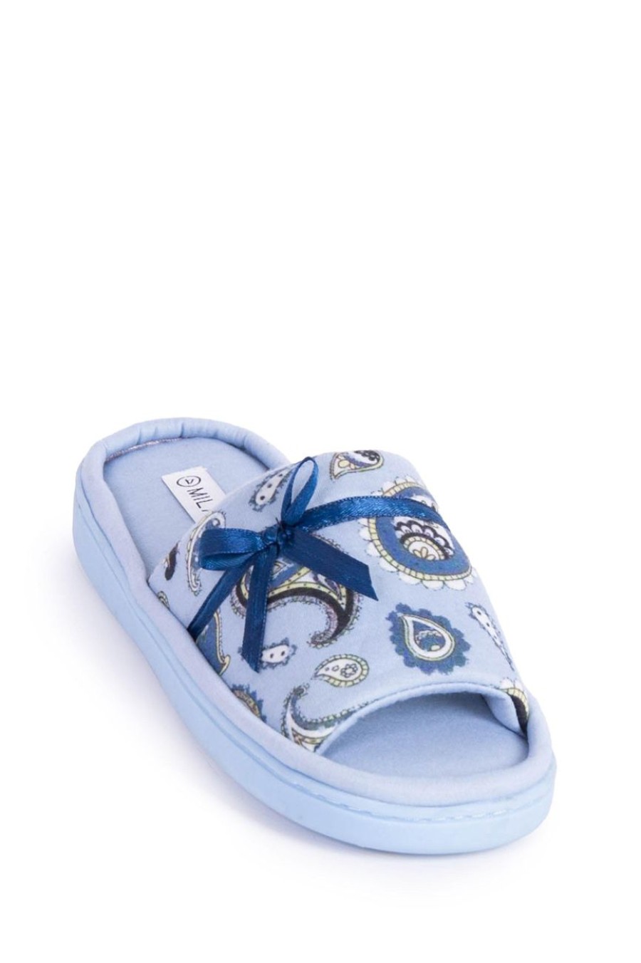 Shoes MILADYS | Open Toe Slippers Blue Baby Blue