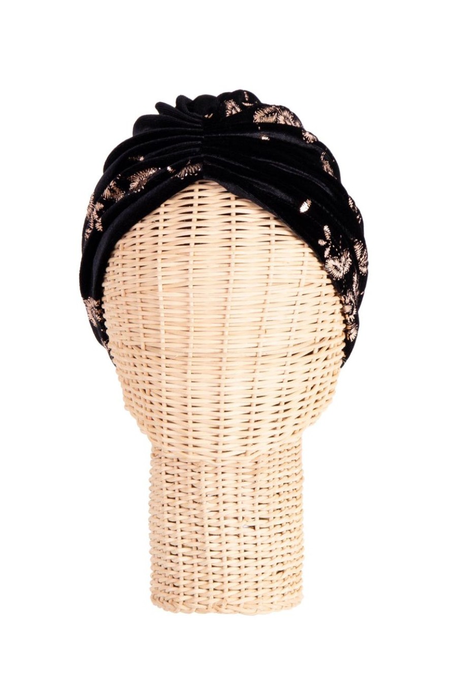 Accessories MILADYS | Foil Print Turban Black