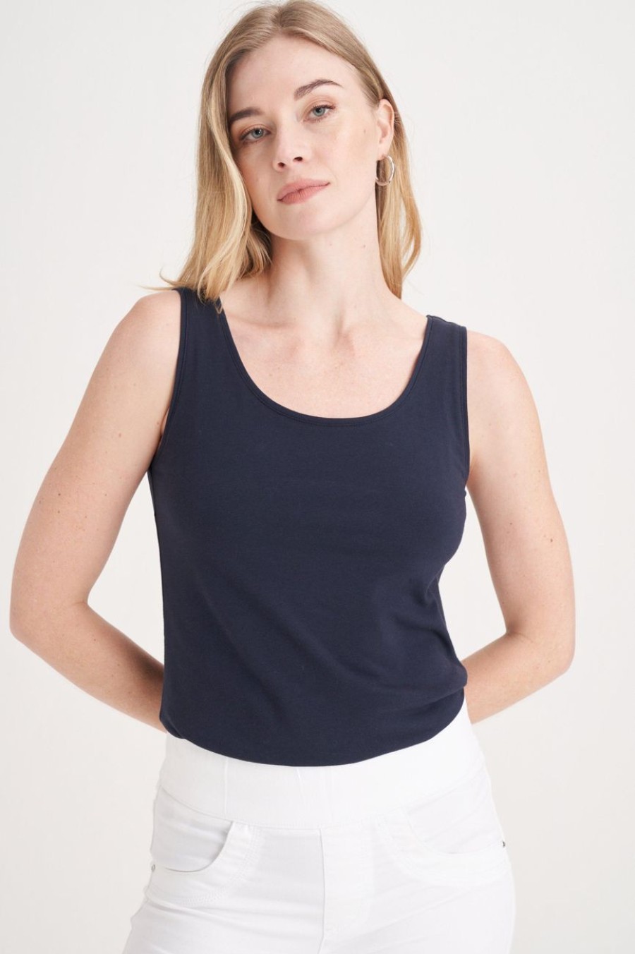 Clothing MILADYS | Basic Summer Tank Navy