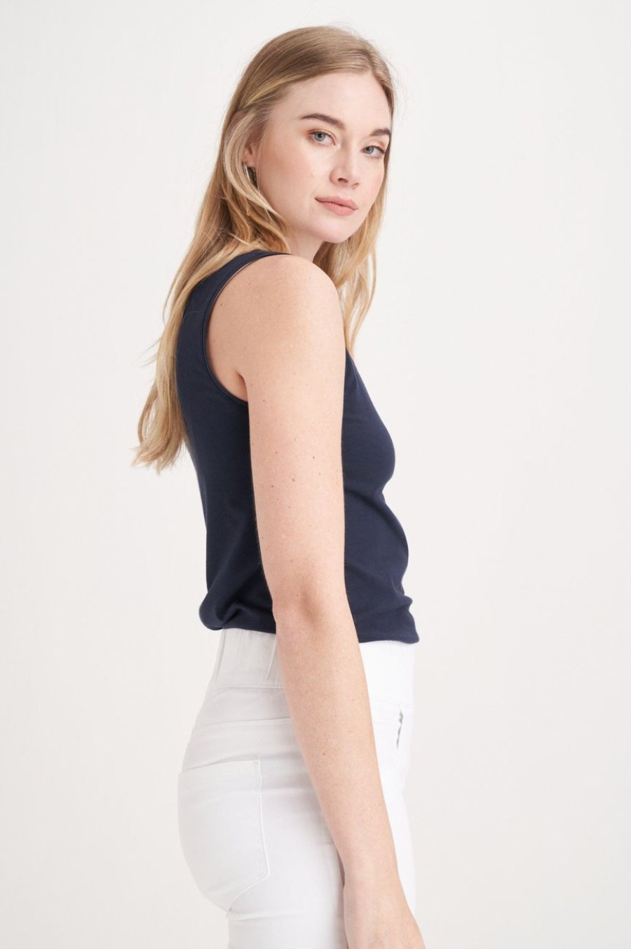 Clothing MILADYS | Basic Summer Tank Navy