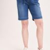 Clothing MILADYS | Denim Pull On Shorts Baby Blue