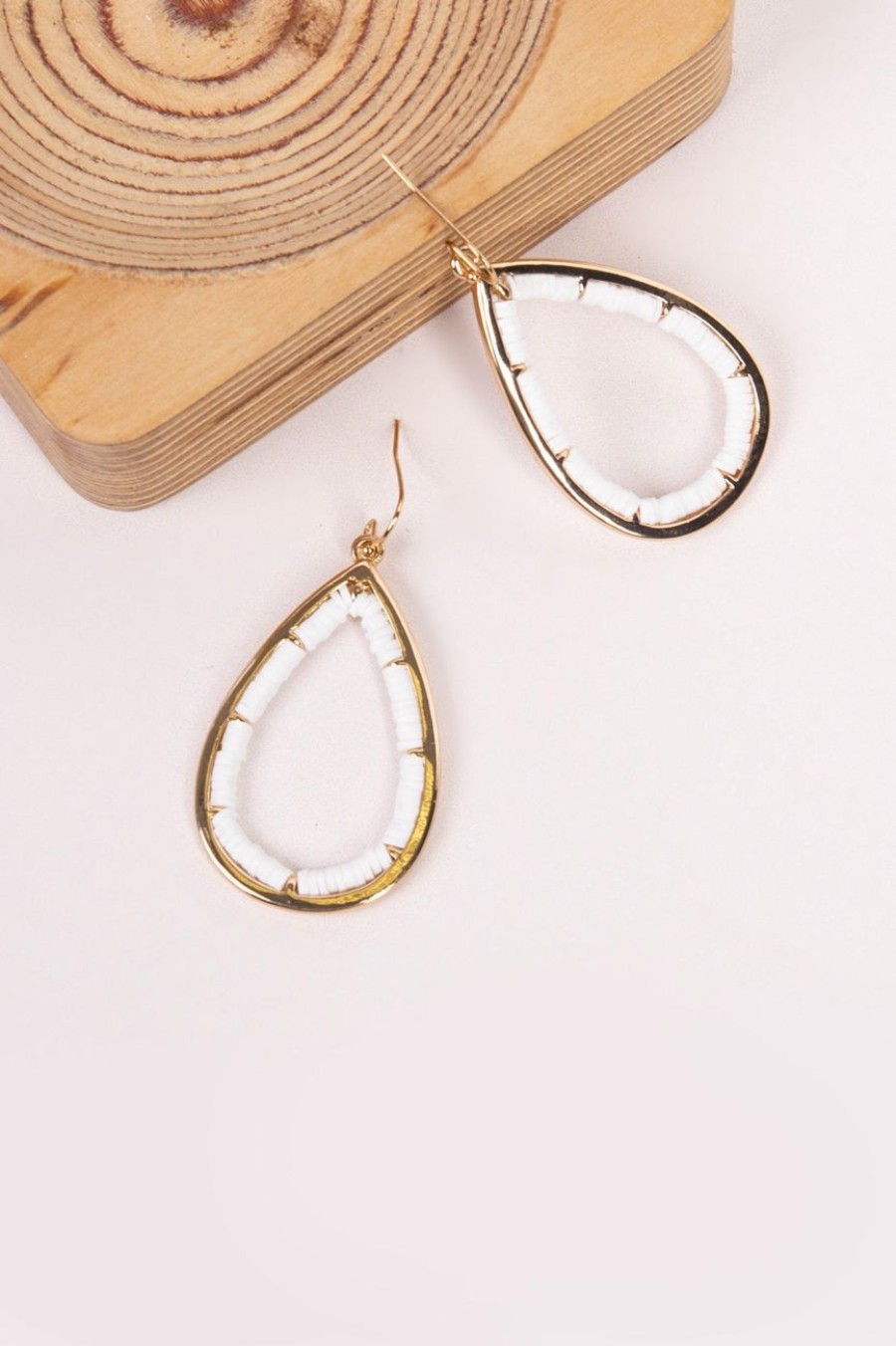 Accessories MILADYS | Teardrop Earrings Yellow Gold