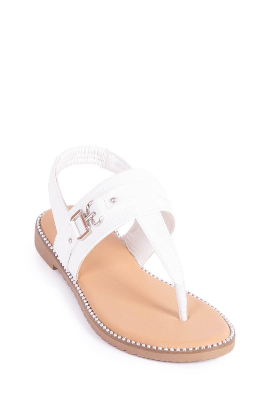 Shoes MILADYS | Thong Sandal White