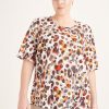 Clothing MILADYS | Geo Print T-Shirt Multi